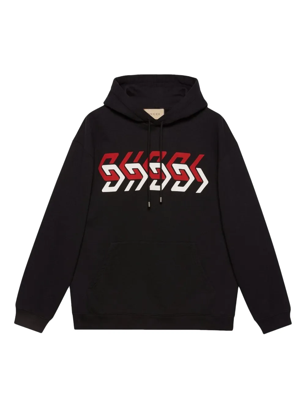 Picture of Gucci mirrored-print hoodie