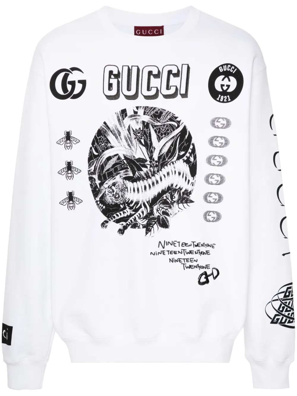 Picture of Gucci logo-embroidered sweatshirt